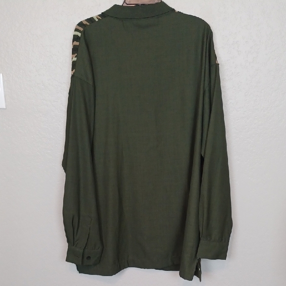 Vintage Michael Irvin 88 Button Down Cable Knit Shirt Size XL - Picture 7 of 10